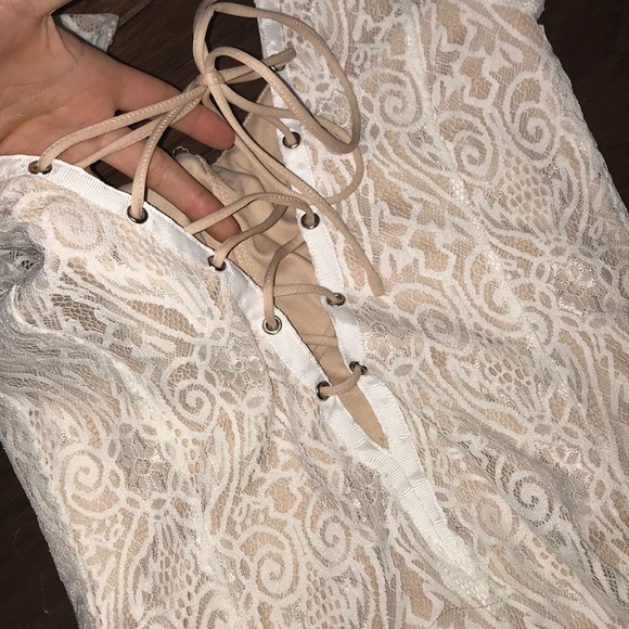 Knit Lace Forever 21 Romper - Picture 5 of 5